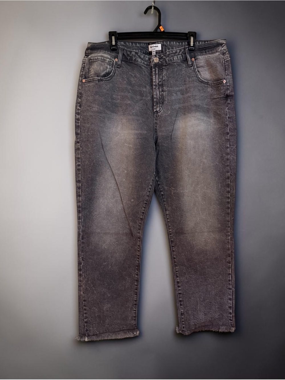 Juicy Couture Women’s Faded Grey Marble Wash Jeans